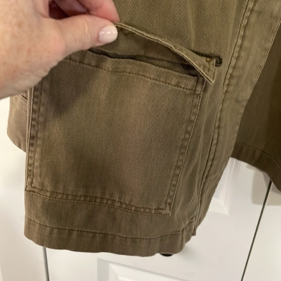 Sundance embroidered olive cargo jacket - Picture 5 of 13